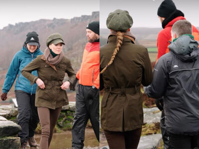 凱特王妃綁麻花辮好俏麗　健走秀英式戶外時尚