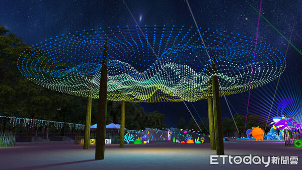 ▲▼  2026台灣燈會「永續海洋燈區」，加入英雄戰將行列守護海洋  。（圖／嘉義縣政府提供）