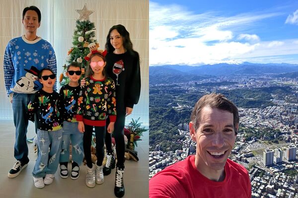 ▲▼關穎豪宅視野絕佳！全家瘋看霍諾德爬101。（圖／翻攝自Instagram／kwanterri、alexhonnold）