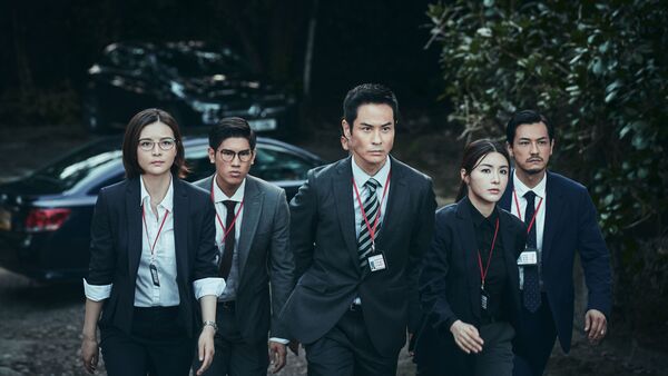 ▲《棋拳風暴》鄭家穎、黃宗澤、劉心悠、胡鴻鈞。（圖／華映提供）