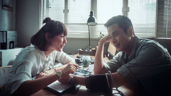 ▲《棋拳風暴》鄭家穎、黃宗澤、劉心悠、胡鴻鈞。（圖／華映提供）