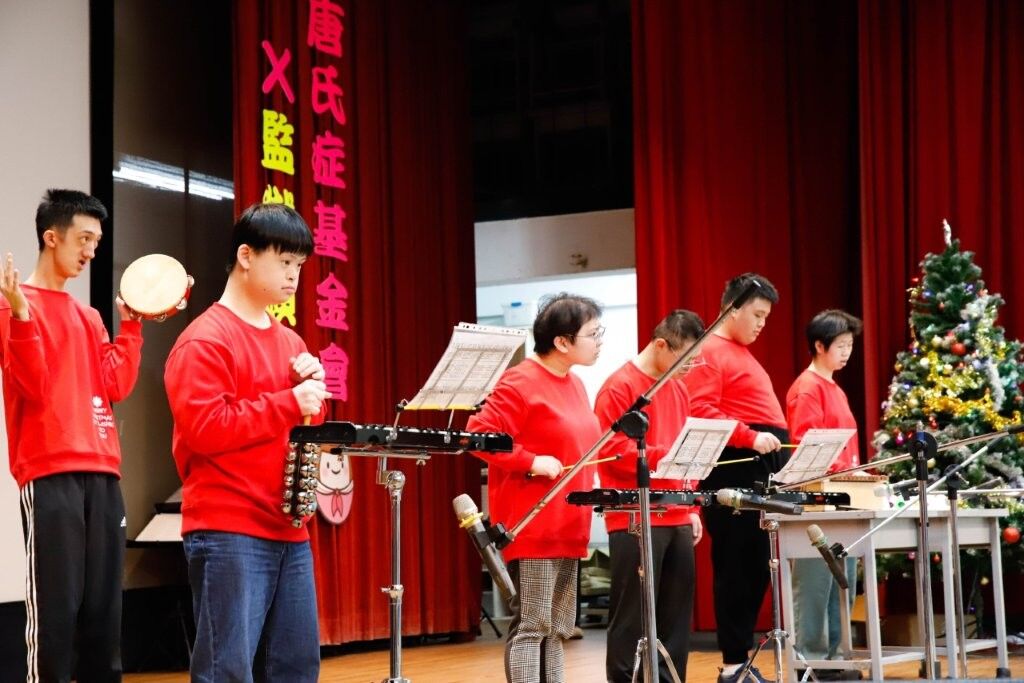 ▲身心障礙關懷公益活動 「唐氏症基金會x監獄演出」。（圖／法務部矯正署台北監獄提供）