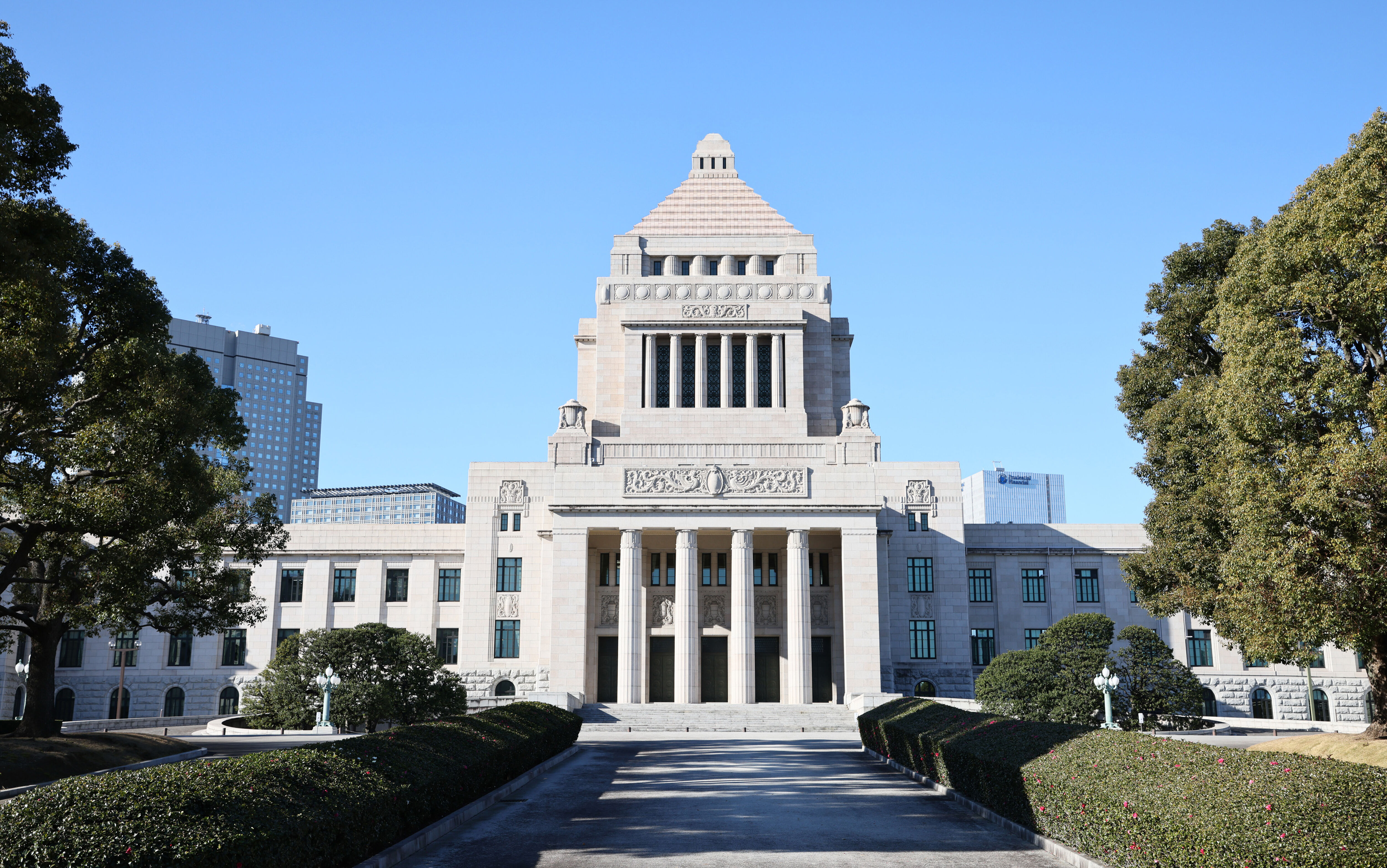 ▲▼位於日本東京都千代田區永田町的國會議事堂。（圖／達志影像／美聯社）