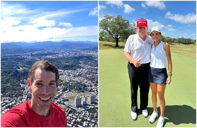 全程最催淚！霍諾德征服台北101　「這一幕」讓川普孫女感動按讚