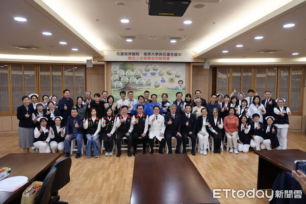 ▲▼育才計畫啟動，首先舉辦花蓮慈濟醫院、慈濟大學與花蓮各國中聯合人才培育合作說明會。（圖／慈濟醫學中心提供，下同）