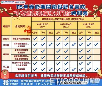 全球流感、新冠、麻疹疫情持續　南投衛生局籲打疫苗健康出國過好年