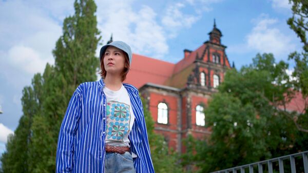 ▲▼曾沛慈擔任《列車人生》旅人，坦言走了一條「特別的演藝路」。（圖／公共電視、新傳媒提供）