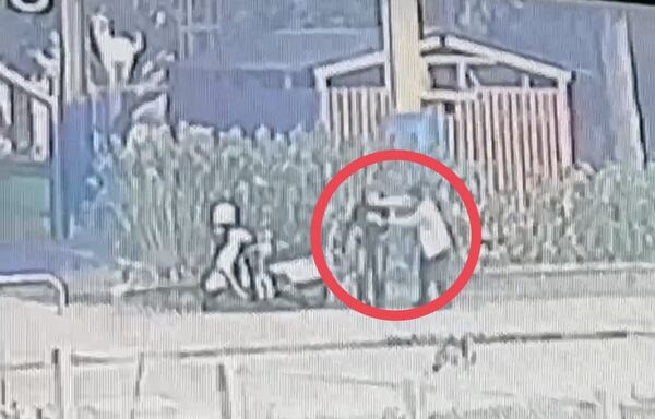 ▲▼李老師遭砍。（圖／翻攝前議員吳顯森）