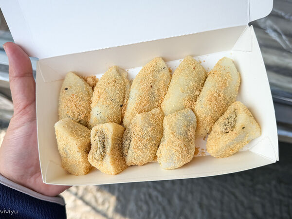 ▲▼鹿港阿婆現包現賣古早味麻糬。（圖／部落客viviyu提供）