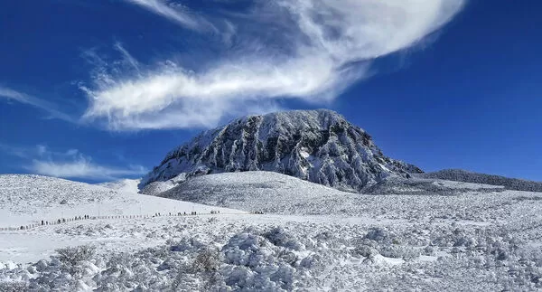 ▲▼漢拿山雪景。（圖／iStock提供）
