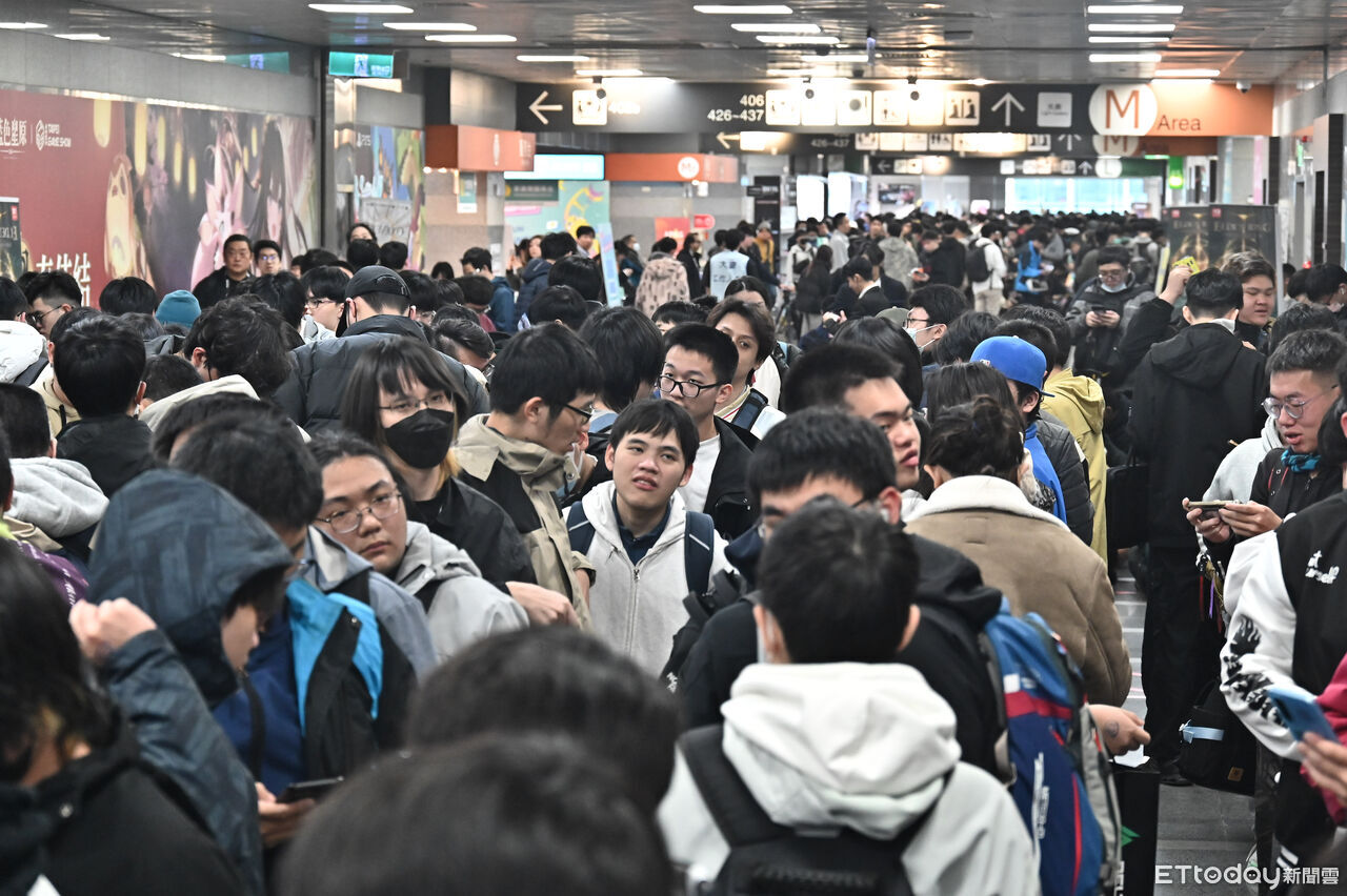 ▲▼2026台北國際電玩展開幕人潮。（圖／記者李毓康攝）
