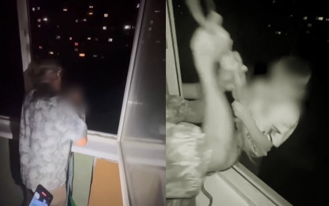 俄羅斯爸把年幼兒綁繩掛7樓窗外 男童崩潰喊「抓住我」全網怒