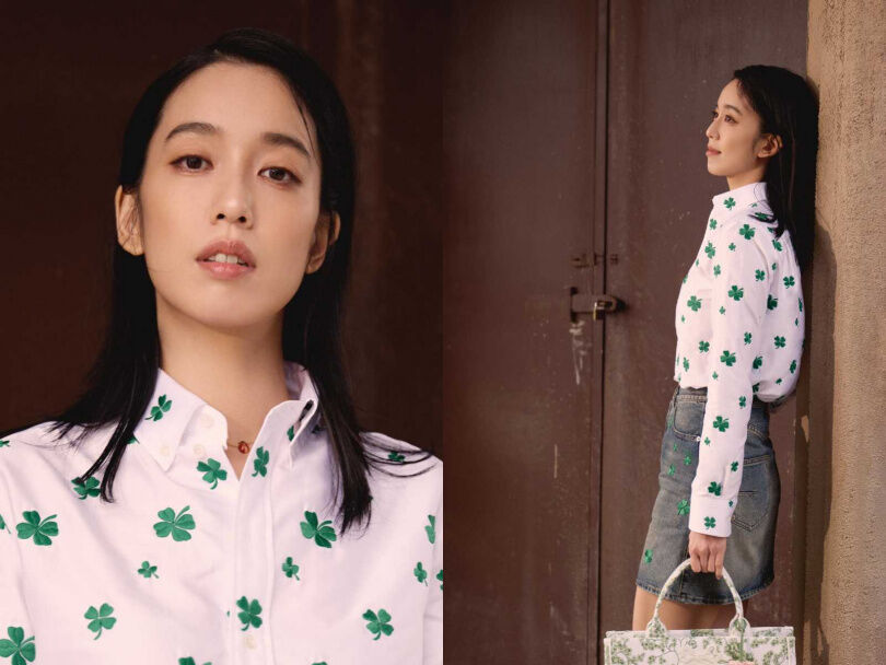 幸運草襯衫超搶鏡！陳庭妮的高段位穿搭公式一次解析，關鍵在這些細節