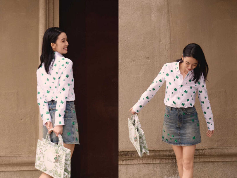 幸運草襯衫超搶鏡！陳庭妮的高段位穿搭公式一次解析，關鍵在這些細節