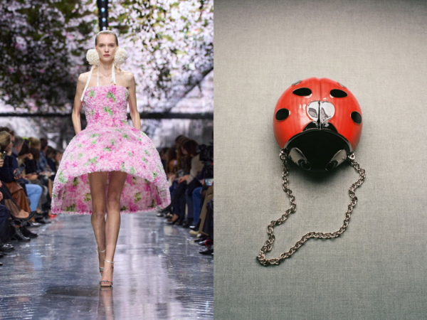 巴黎高訂周／Dior仙客來、瓢蟲包絕美登場　Jonathan Anderson把前輩送的花變衣服