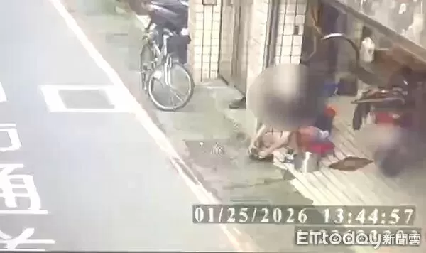 ▲▼謝男在住家門口宰殺果子狸，遭民眾檢舉，將面臨2年以下有期徒刑併科200萬元以下罰金。（圖／記者陸運陞翻攝）