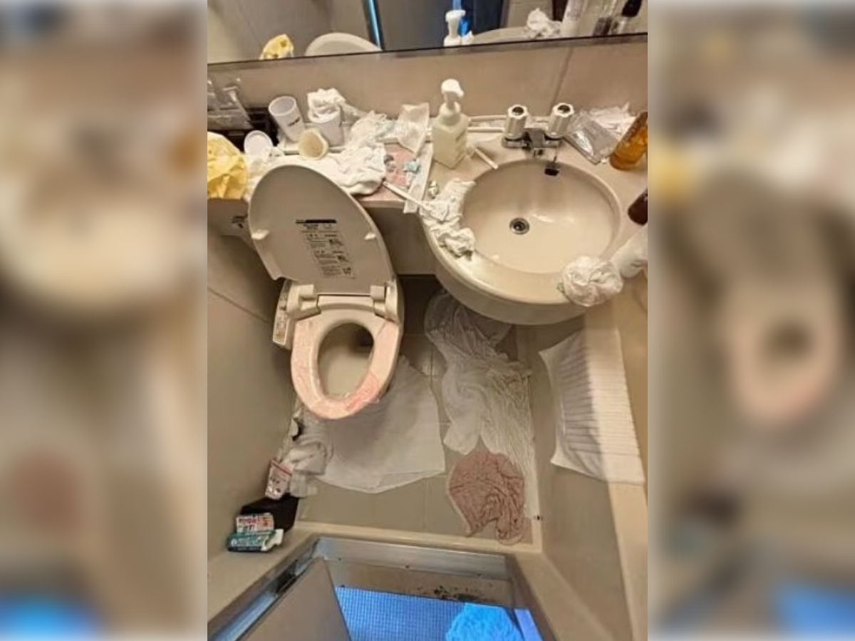 恐怖垃圾屋!中國女遊客「驚悚退房照」瘋傳 日民宿員工超崩潰