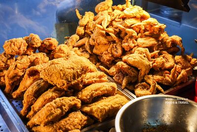 炸紅心地瓜超甜！三重30年台式炸雞老店　Q嫩雞翅咬下還會流汁