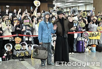 King ＆ Prince抵台400人接機！　歌迷熱情告白⋯永瀬廉轉頭害羞笑了