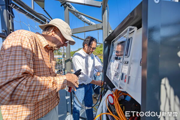 ▲九九峰氦氣球組裝完成，外型29日搶先曝光。（圖／南投縣政府提供）