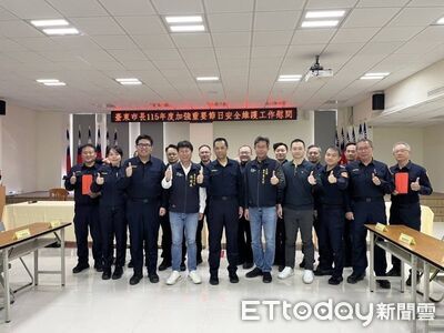 感謝春節堅守崗位　台東市長陳銘風慰問基層警員