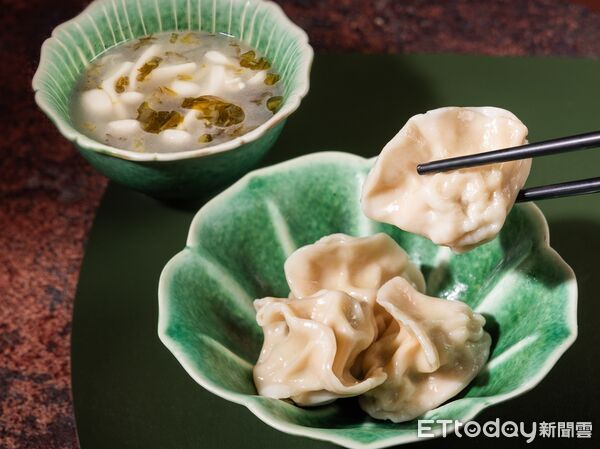▲君悅酒店芹香鱈魚水餃單顆要價77元。（圖／君悅酒店提供）