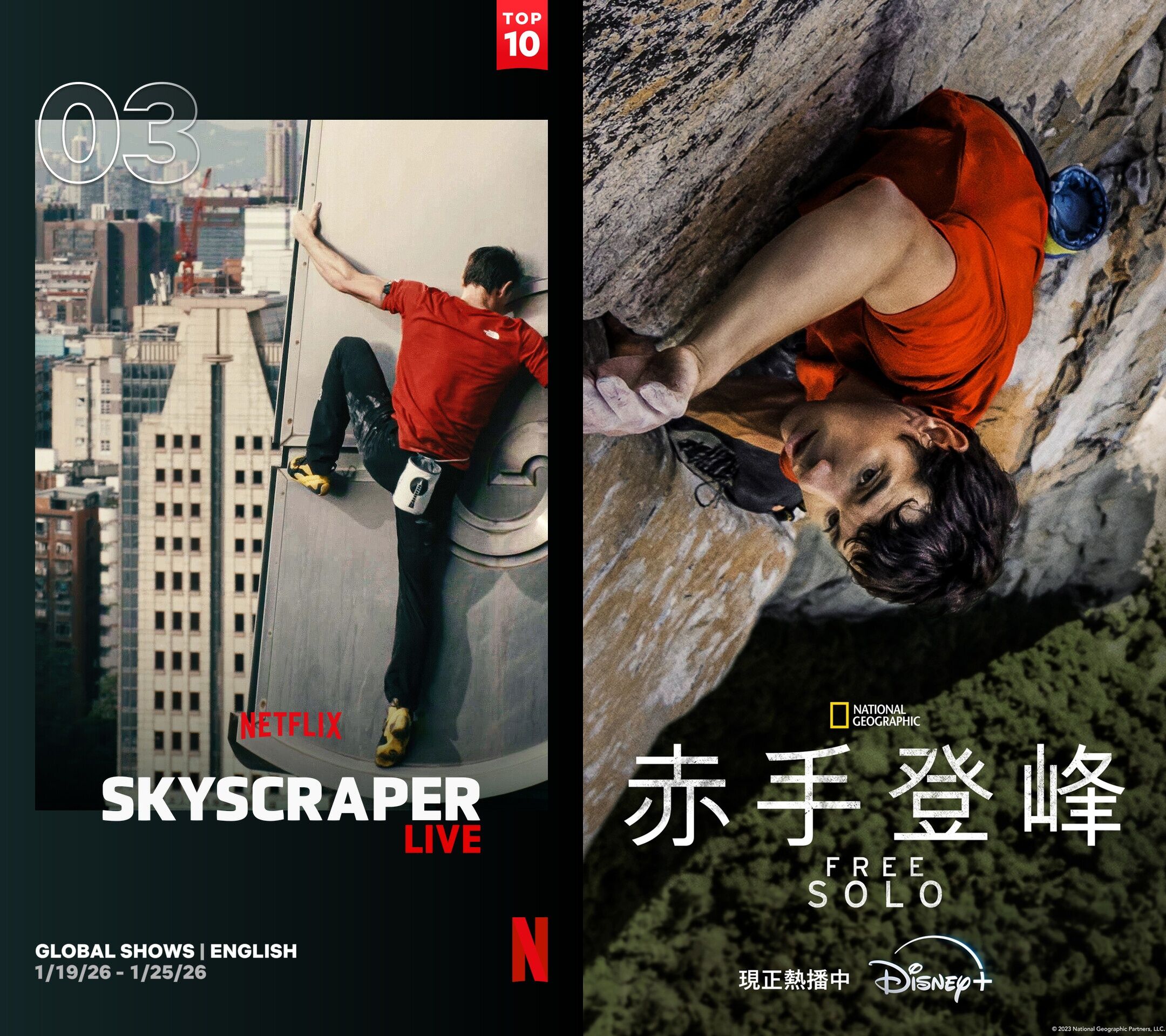 ▲▼串流收視週榜（1/19-1/25）。（圖／翻攝自X、臉書）