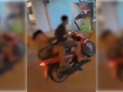 泰29歲毒蟲「丟包女友」逃亡！她從機車後座慘摔　畫面曝光