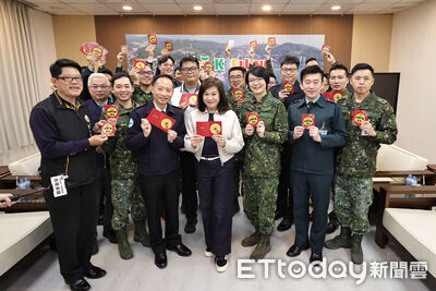 基隆市府春節前夕敬軍送暖　邱佩琳致謝國軍守護家園