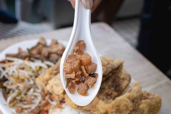 ▲▼高雄假日吃不到的超強豬排飯。（圖／部落客美熊提供）