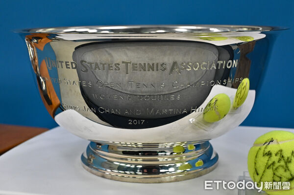 ▲▼詹詠然專訪，2017美網搭檔前世界球后辛吉絲奪得個人首座大滿貫女子雙打冠軍。（圖／記者李毓康攝）。