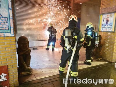 黃仁勳昨晚剛辦「兆元宴」！餐廳半夜驚傳火警　72勇消急灌救