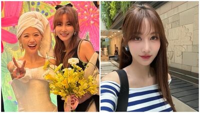 剛抽中Lulu捧花!曾莞婷錄影露鉛筆腿「台下找真愛GG了」:是不是沒效