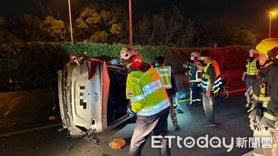 國3連環撞1死2傷!肇事21歲駕駛疑恍神「車距太近」釀禍