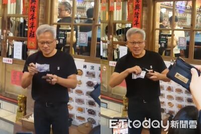 遞錢包簽名「黃仁勳竟抽出1000元」送粉絲！網笑：只有黃爸爸能做