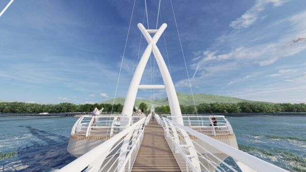 ▲▼屏東港口吊橋。（圖／屏東縣政府提供）