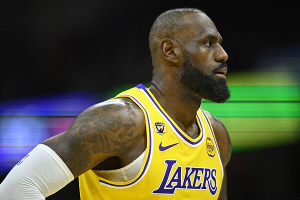 ▲洛杉磯湖人球星「詹皇」詹姆斯（LeBron James）連續22年入選明星賽。（圖／路透）