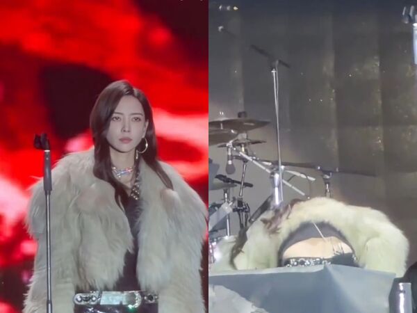 ▲▼于文文驚傳舞台上暈倒。（圖／翻攝自微博）