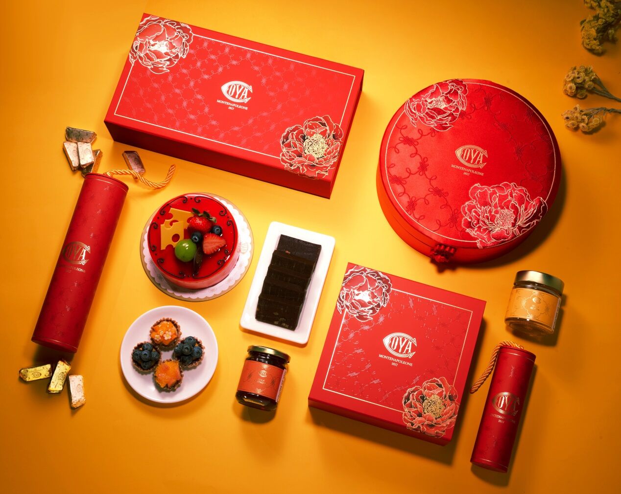 ▲義大利米蘭的百年甜點品牌COVA，在台推出2026春節賀歲系列。（圖／品牌提供）