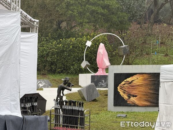 ▲大S紀念雕像將揭幕。（圖／記者徐文彬攝）