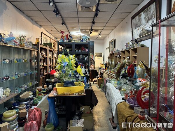 ▲玲瓏窯玻璃工藝有限公司,新竹香山玲瓏窯,林瑤農,玻璃吹製。（圖／記者彭懷玉攝）