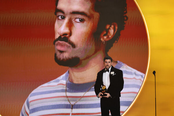 ▲第68屆葛萊美獎，Bad Bunny拿下最大獎「年度專輯」。（圖／路透社）