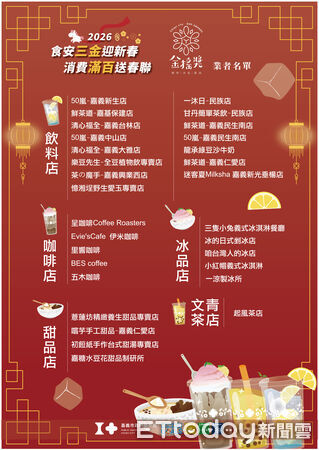 ▲▼    振興再加碼！嘉義市食安三金聯手出擊消費滿百送春聯　選好店、安心過好年  。（圖／記者翁伊森攝）