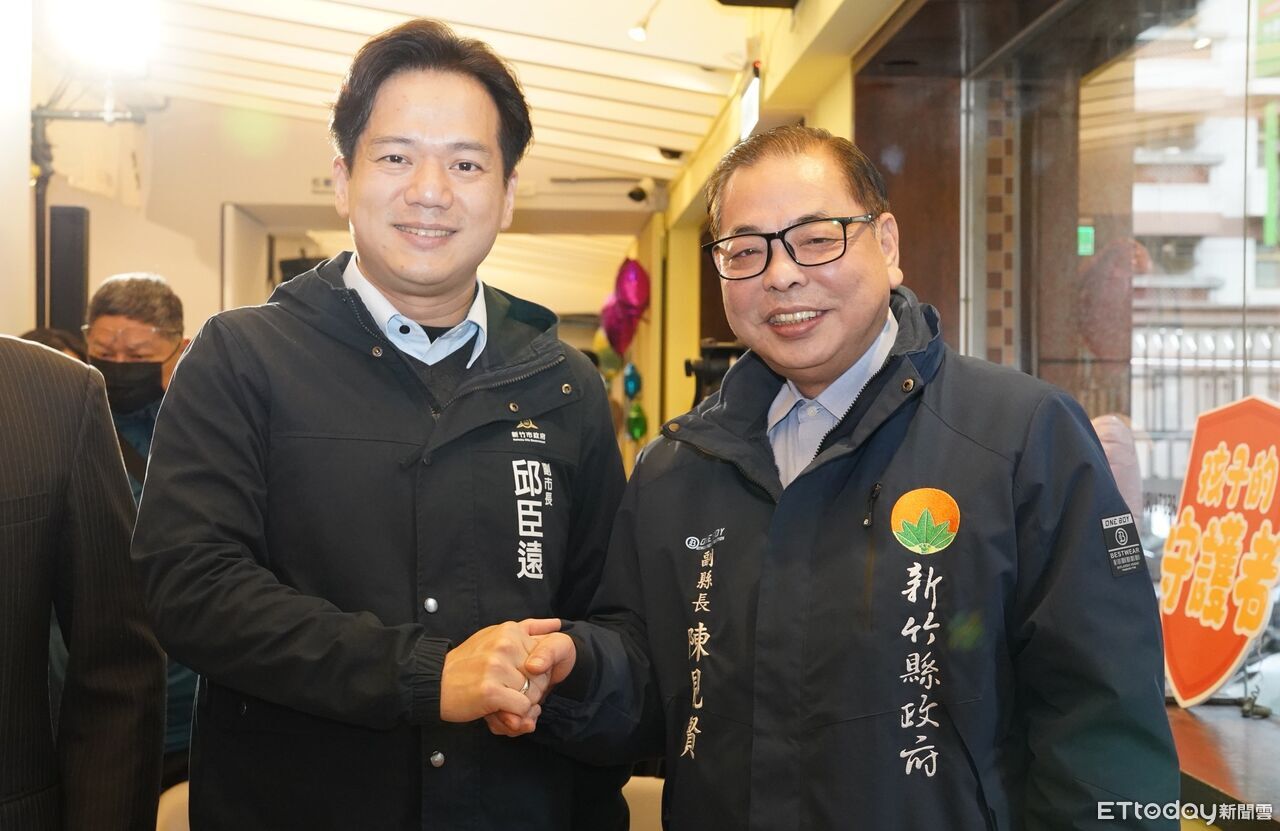 大新竹藍白合?陳見賢、邱臣遠同框 對話區域治理藍圖