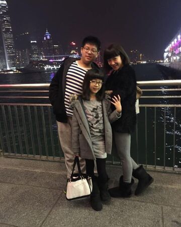 ▲▼袁惟仁和陸元琪育有一子一女。（圖／翻攝自Facebook／陸元琪）