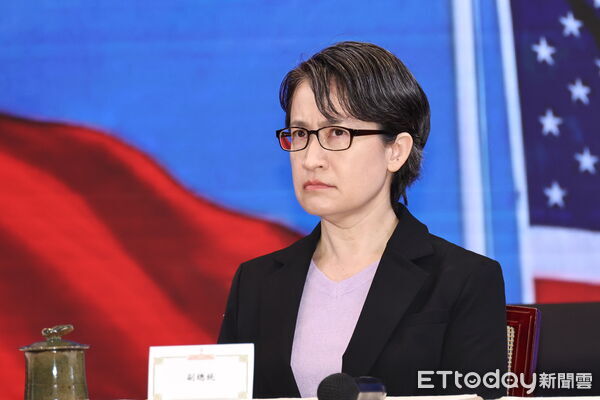 ▲▼  總統賴清德舉行「台美經濟繁榮夥伴對話」記者會-蕭美琴。（圖／記者黃克翔攝）