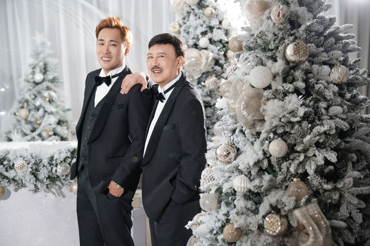 ▲▼  黃西田、余天、余祥銓父子參加鑽石舞台之夜演唱會。（圖／萬星傳播提供）