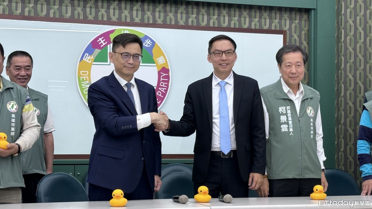 整合高雄派系!賴瑞隆邀陳其邁任競總主委 市黨部:全力支援