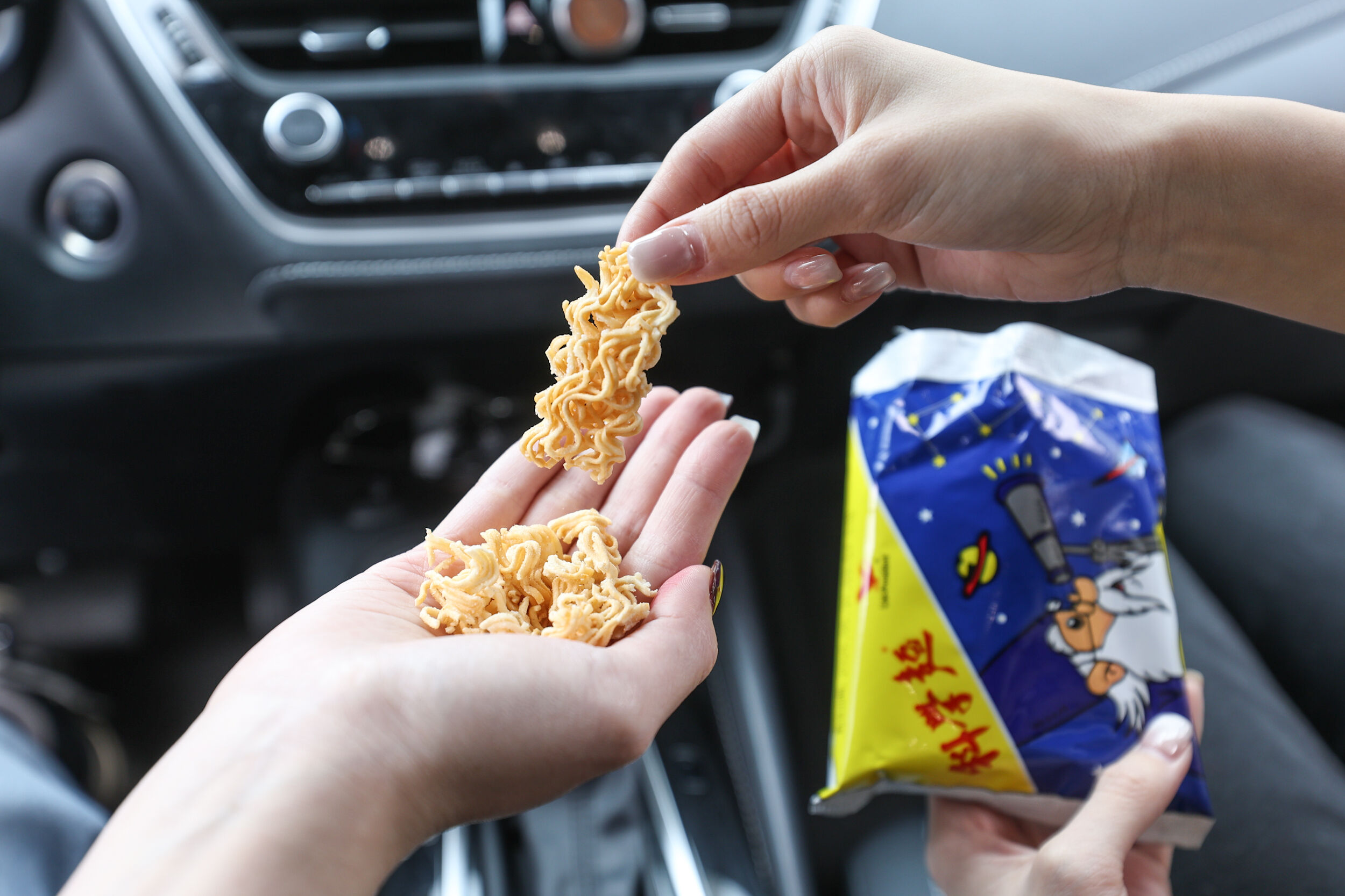 ▲科學麵業配。（圖／記者林敬旻攝）