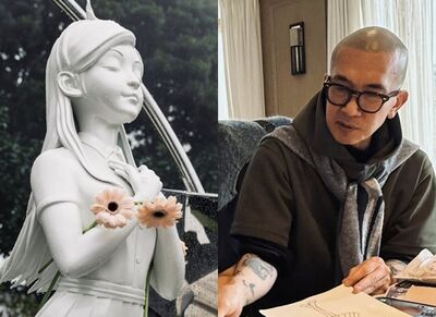 大S雕像手上藏2個愛的印記！　具俊曄曝「儀式後第一想做的事」惹鼻酸